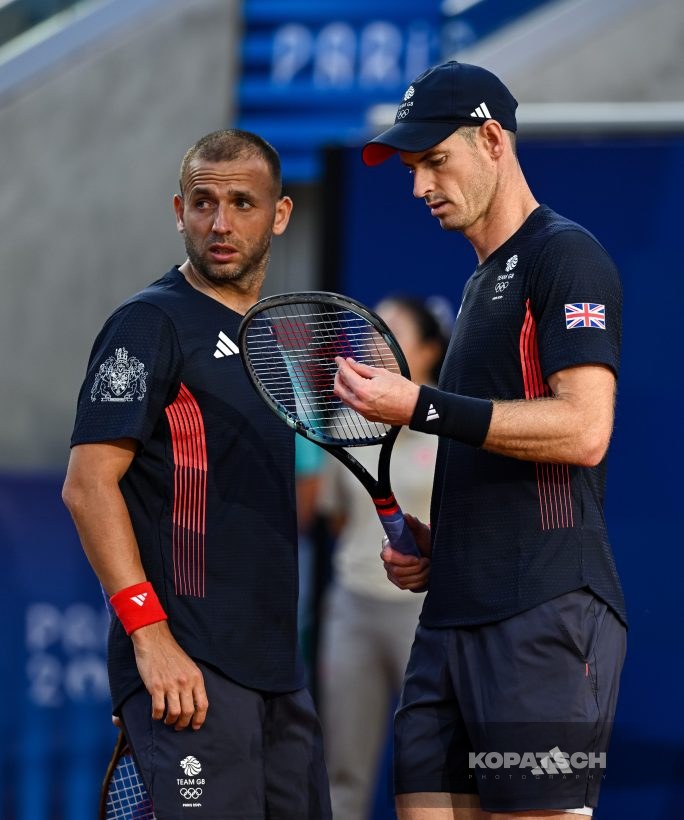 Andy Murray · Dan Evans — 2024 Olympics Paris