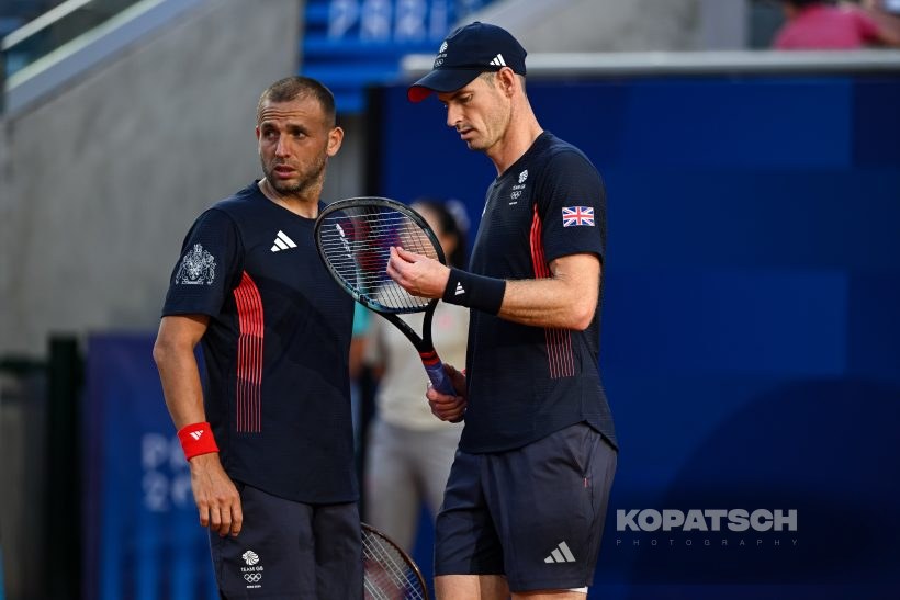 Andy Murray · Dan Evans — 2024 Olympics Paris