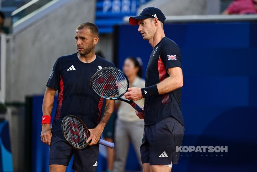 Andy Murray · Dan Evans — 2024 Olympics Paris