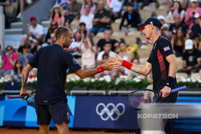 Andy Murray · Dan Evans — 2024 Olympics Paris