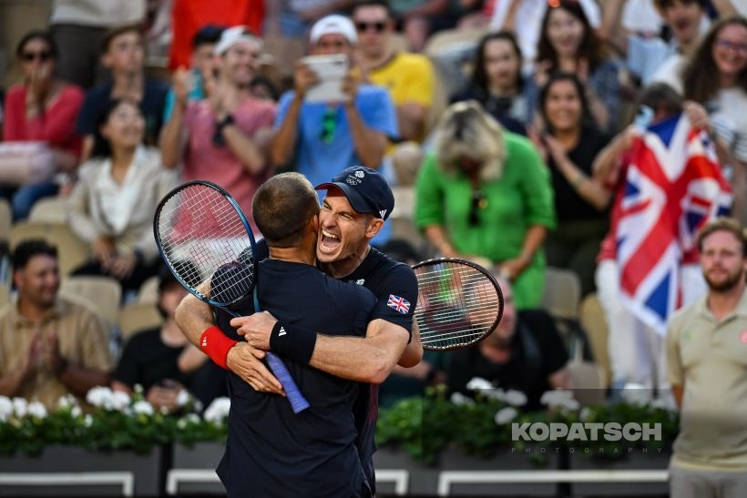 Andy Murray · Dan Evans — 2024 Olympics Paris