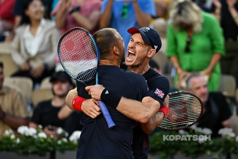 Andy Murray · Dan Evans — 2024 Olympics Paris