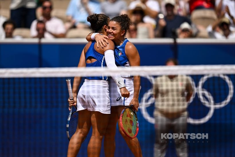 Jasmine Paolini · Sara Errani — 2024 Olympics Paris