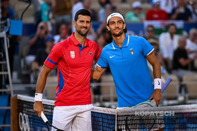 Novak Djokovic · Lorenzo Musetti — 2024 Olympics Paris