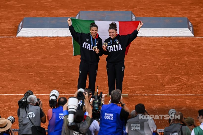 Sara Errani · Jasmine Paolini — 2024 Olympics Paris