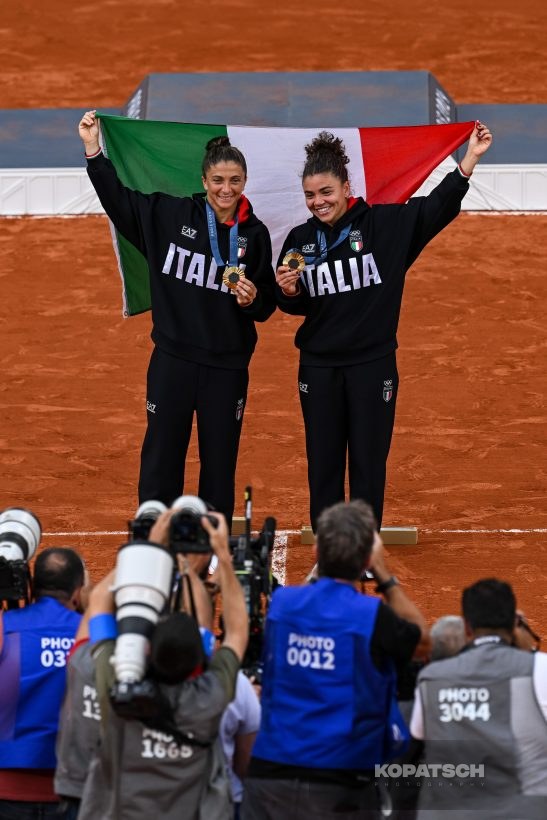 Sara Errani · Jasmine Paolini — 2024 Olympics Paris