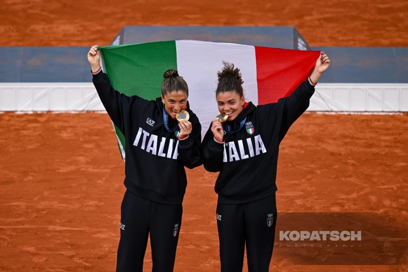 Sara Errani · Jasmine Paolini — 2024 Olympics Paris