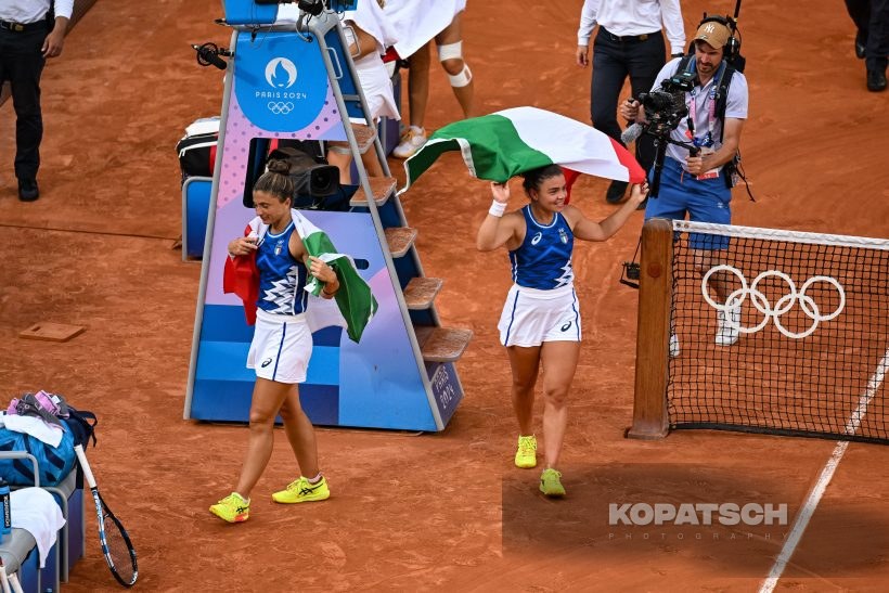 Sara Errani · Jasmine Paolini — 2024 Olympics Paris