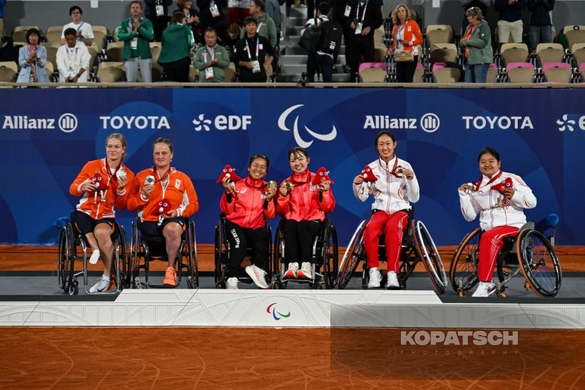 Diede de Groot · Aniek van Koot · Yui Kamiji — 2024 Paralympics Paris