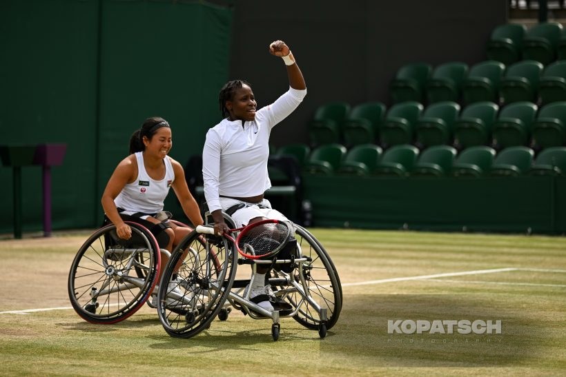 Yui Kamiji · Kgothatso Montjane — 2024 Wimbledon