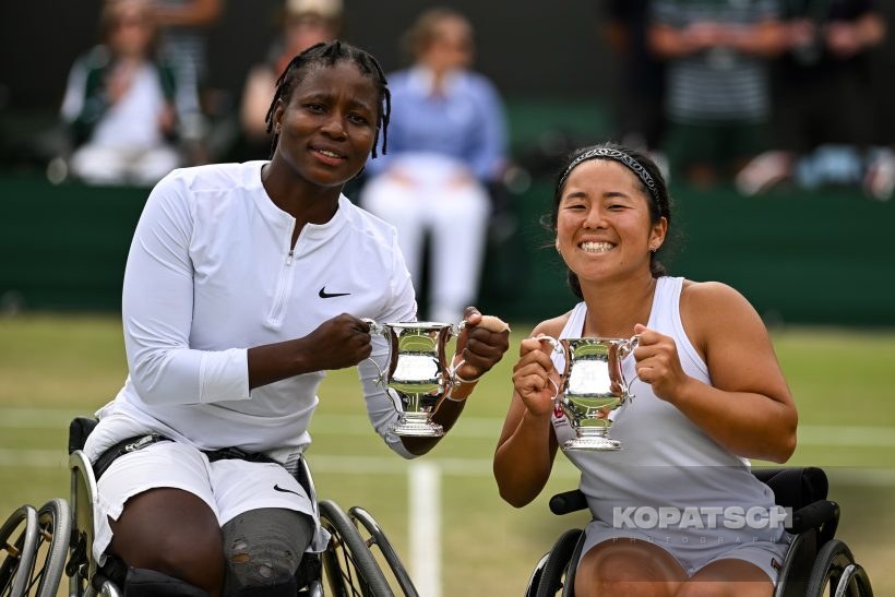 Yui Kamiji · Kgothatso Montjane — 2024 Wimbledon