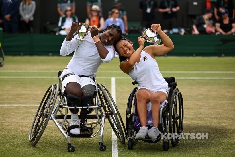 Yui Kamiji · Kgothatso Montjane — 2024 Wimbledon