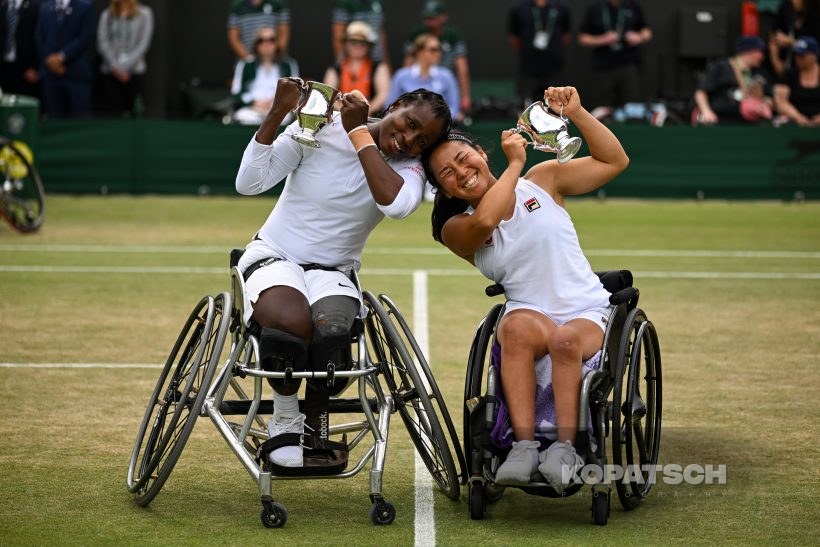 Yui Kamiji · Kgothatso Montjane — 2024 Wimbledon