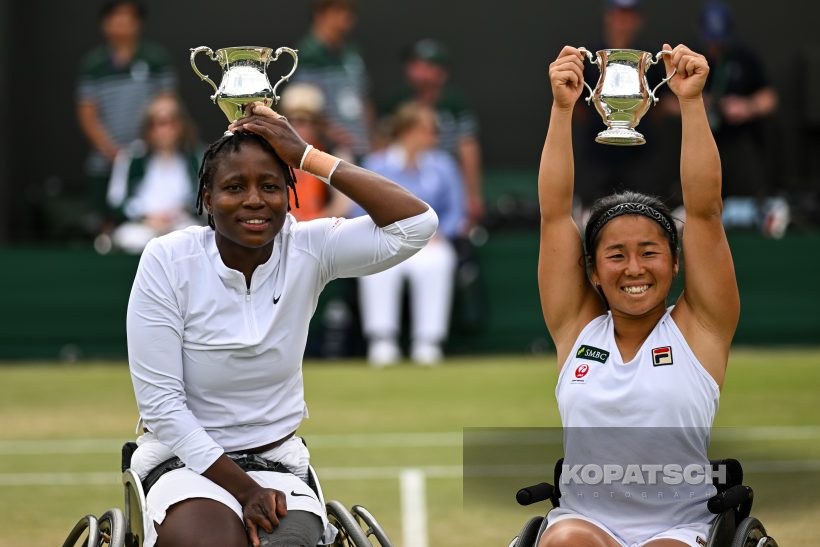 Yui Kamiji · Kgothatso Montjane — 2024 Wimbledon