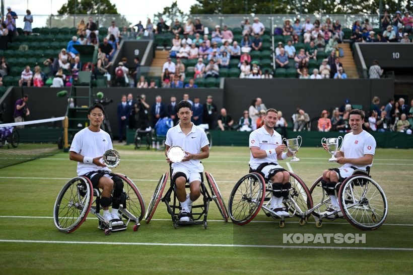 Alfie Hewett · Gordon Reid · Takuya Miki — 2024 Wimbledon