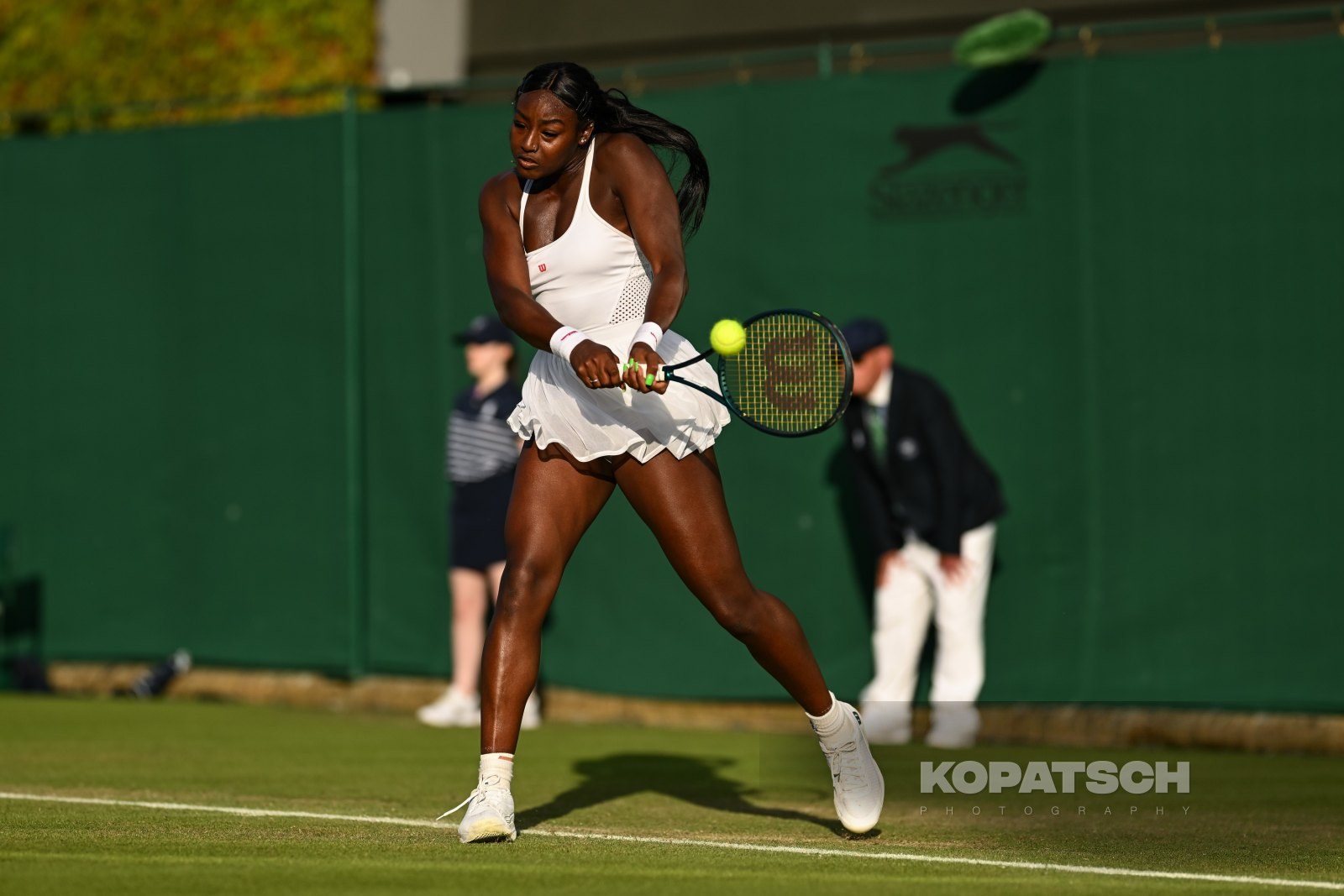 Alycia Parks of the United States — 2024 Wimbledon