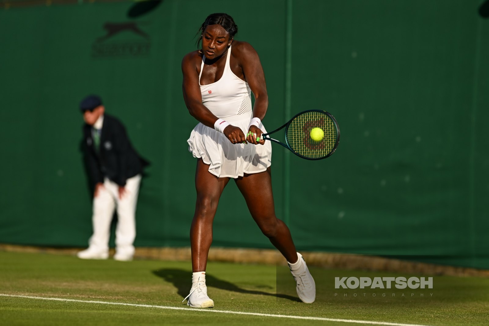 Alycia Parks of the United States — 2024 Wimbledon