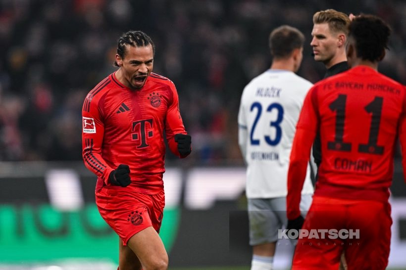 Leroy Sane · Kingsley Coman, 2025-01-15 FC Bayern Muenchen vs TSG Hoffenheim