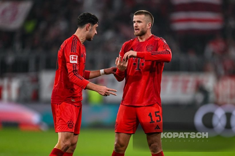 Eric Dier · Aleksandar Pavlovic, 2025-01-15 FC Bayern Muenchen vs TSG Hoffenheim