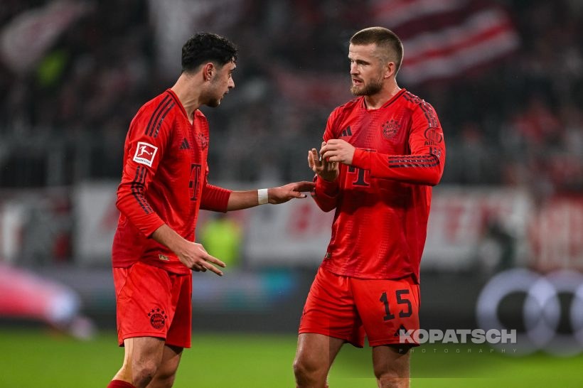 Eric Dier · Aleksandar Pavlovic, 2025-01-15 FC Bayern Muenchen vs TSG Hoffenheim
