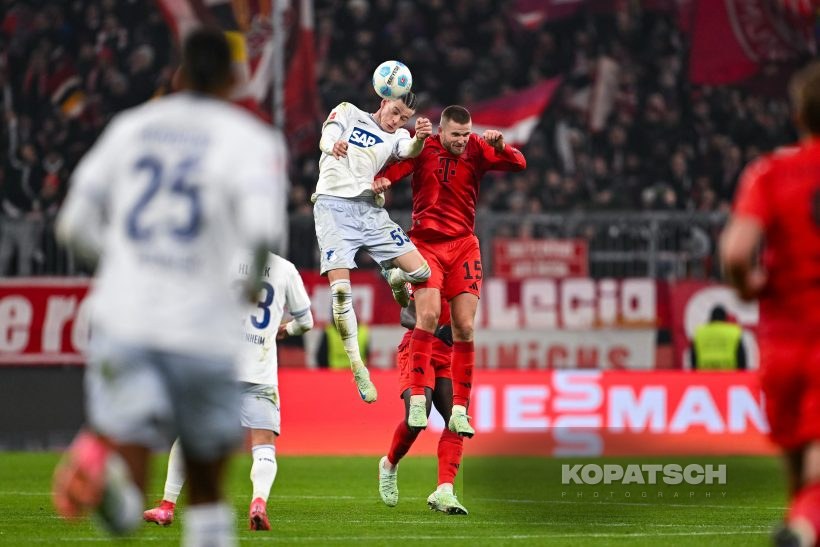 Eric Dier · Erencan Yardimci, 2025-01-15 FC Bayern Muenchen vs TSG Hoffenheim