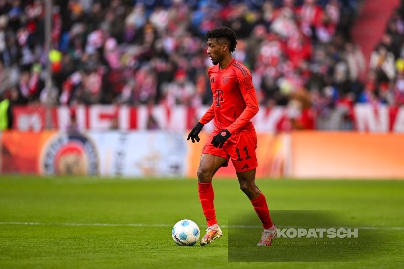 Kingsley Coman, 2025-01-18 FC Bayern Muenchen vs VfL Wolfsburg