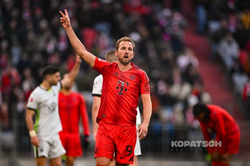 Harry Kane, 2025-01-18 FC Bayern Muenchen vs VfL Wolfsburg