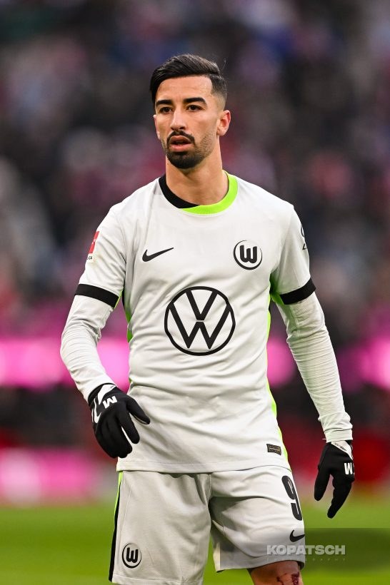 Mohamed Amoura, 2025-01-18 FC Bayern Muenchen vs VfL Wolfsburg