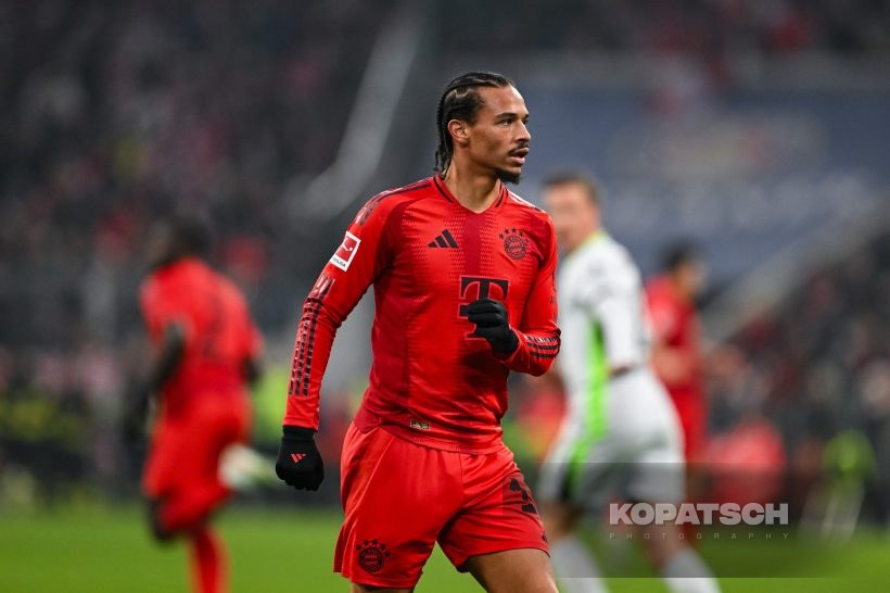Leroy Sane, 2025-01-18 FC Bayern Muenchen vs VfL Wolfsburg