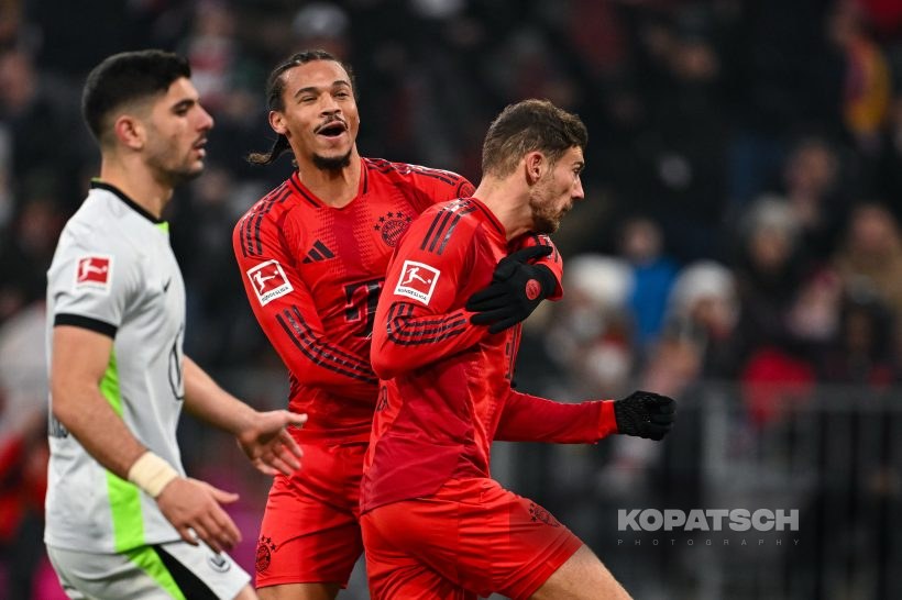 Leroy Sane, 2025-01-18 FC Bayern Muenchen vs VfL Wolfsburg