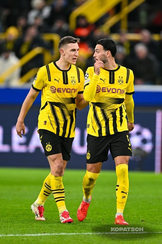 Ramy Bensebaini · Nico Schlotterbeck, 2025-01-29 Borussia Dortmund vs Shakhtar Donetsk