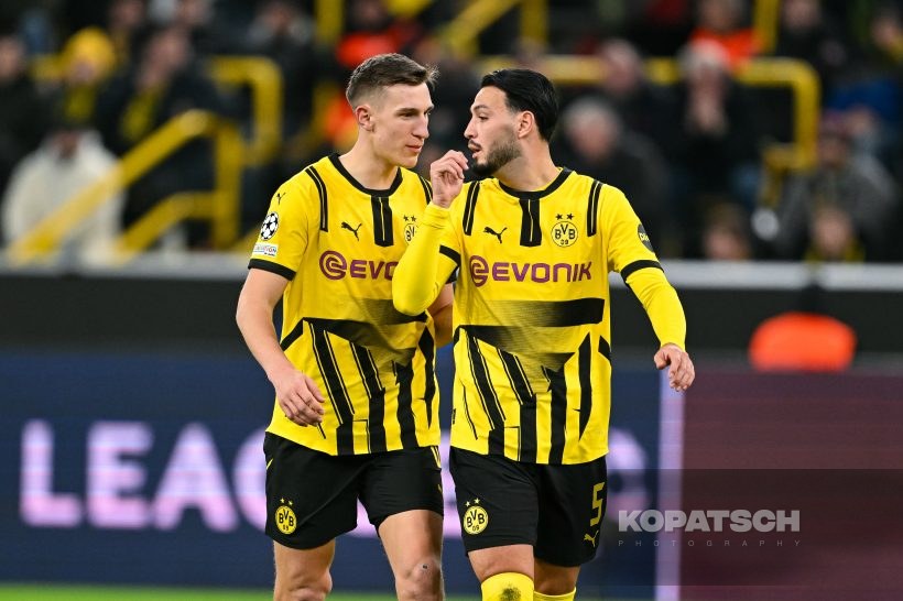 Ramy Bensebaini · Nico Schlotterbeck, 2025-01-29 Borussia Dortmund vs Shakhtar Donetsk