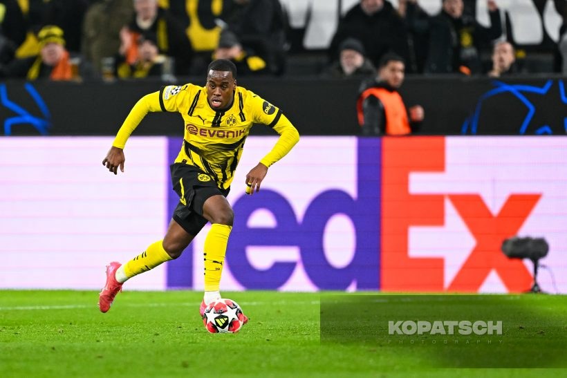 Jamie Gittens, 2025-01-29 Borussia Dortmund vs Shakhtar Donetsk