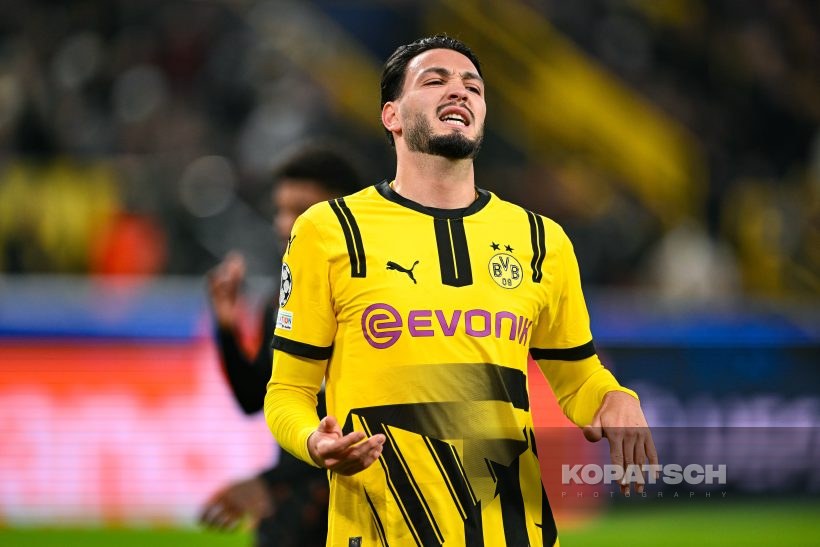 Ramy Bensebaini, 2025-01-29 Borussia Dortmund vs Shakhtar Donetsk
