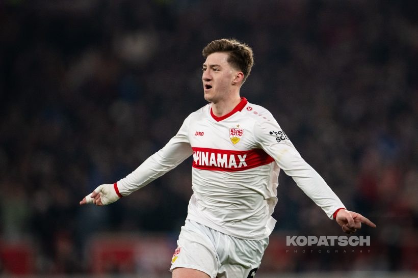 Angelo Stiller, 2025-02-28 VfB Stuttgart vs FC Bayern Muenchen