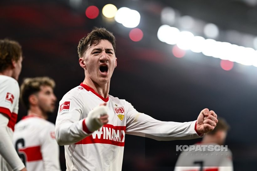 Angelo Stiller, 2025-02-28 VfB Stuttgart vs FC Bayern Muenchen
