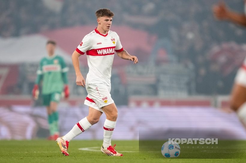 Finn Jeltsch, 2025-02-28 VfB Stuttgart vs FC Bayern Muenchen