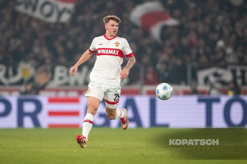 Finn Jeltsch, 2025-02-28 VfB Stuttgart vs FC Bayern Muenchen