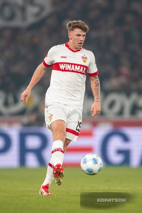 Finn Jeltsch, 2025-02-28 VfB Stuttgart vs FC Bayern Muenchen