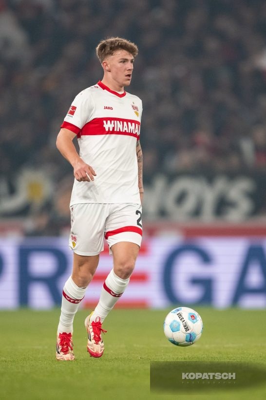 Finn Jeltsch, 2025-02-28 VfB Stuttgart vs FC Bayern Muenchen