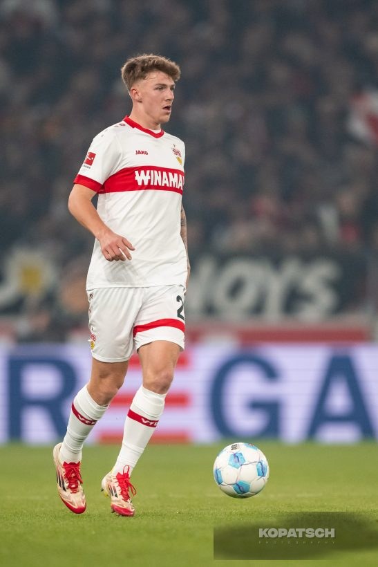 Finn Jeltsch, 2025-02-28 VfB Stuttgart vs FC Bayern Muenchen