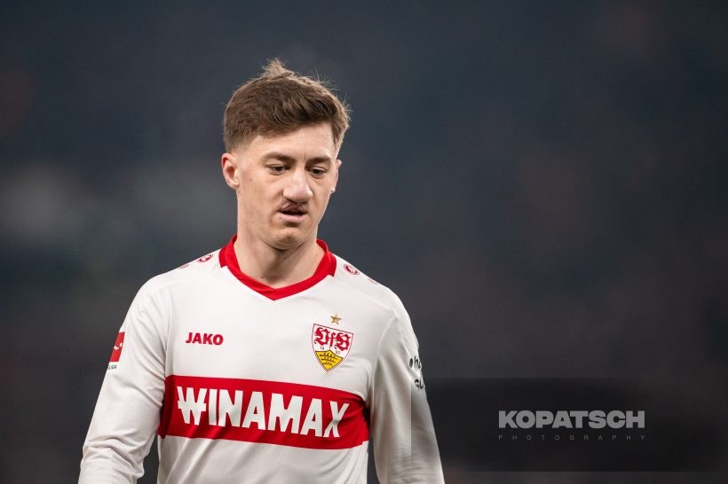 Angelo Stiller, 2025-02-28 VfB Stuttgart vs FC Bayern Muenchen