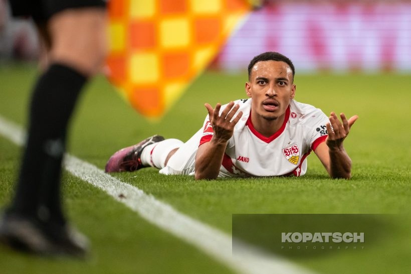 Jamie Leweling, 2025-02-28 VfB Stuttgart vs FC Bayern Muenchen