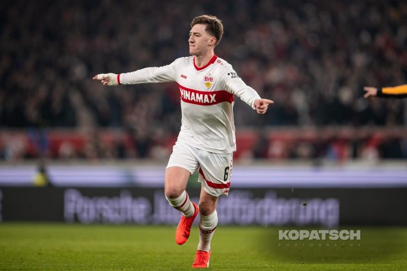 Angelo Stiller, 2025-02-28 VfB Stuttgart vs FC Bayern Muenchen