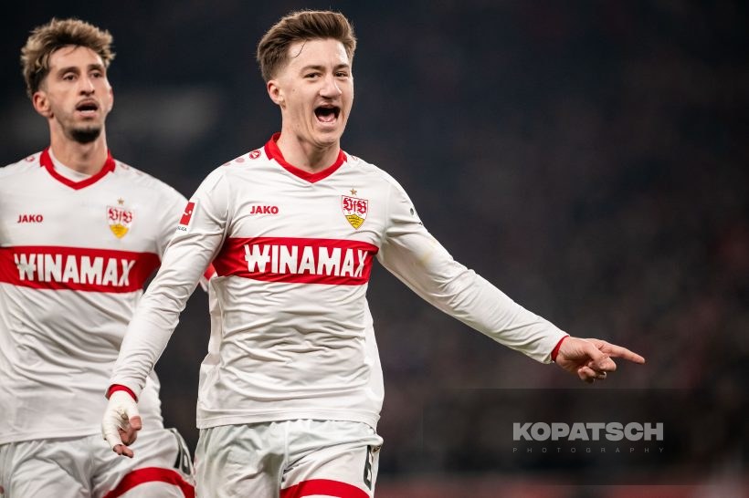 Angelo Stiller, 2025-02-28 VfB Stuttgart vs FC Bayern Muenchen