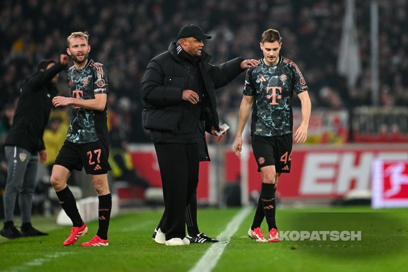 Vincent Kompany · Josip Stanisic, 2025-02-28 VfB Stuttgart vs FC Bayern Muenchen