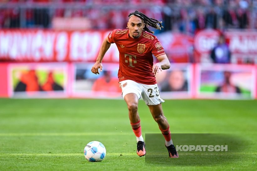 Sacha Boey, 2025-03-08 FC Bayern Muenchen vs VfL Bochum