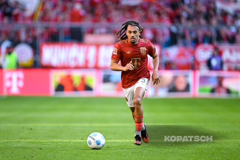 Sacha Boey, 2025-03-08 FC Bayern Muenchen vs VfL Bochum