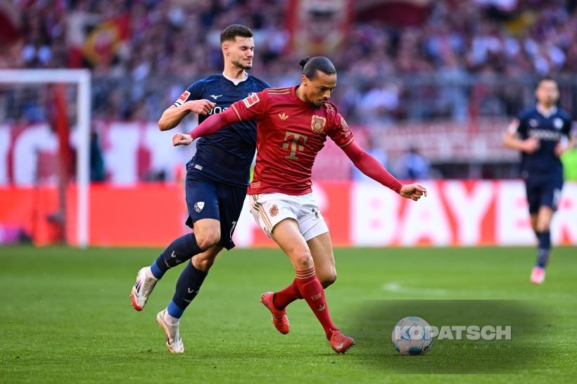 Leroy Sane · Tom Krauss, 2025-03-08 FC Bayern Muenchen vs VfL Bochum