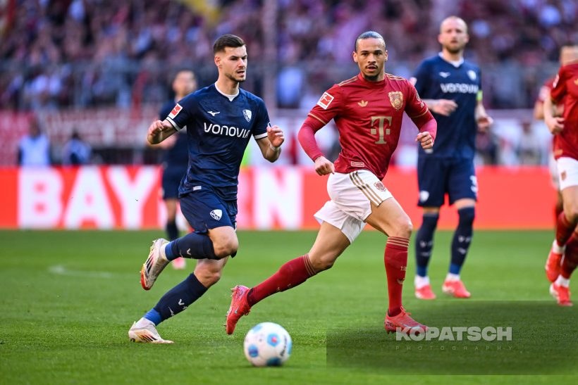 Leroy Sane · Tom Krauss, 2025-03-08 FC Bayern Muenchen vs VfL Bochum